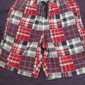 Gymboree Red and Blue Plaid Kids Shorts